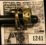 1241 . (3) Sterling Silver Designer Rings