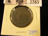 1265 . 1822 Coronet Head Large Cent