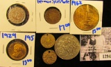 1294 . Two Tokens With Horses Out To Pasture! This lot Includes a German Spiel Marke with With child