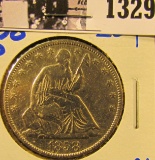 1329 . 1858-O Seated Half Dollar.  All The Letters In Liberty Are Visible