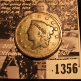 1356 . 1836 Coronet Head Large Cent