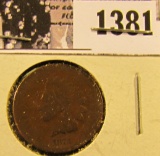 1381 . 1873 Semi Key Date Indian Penny