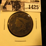1425 . 1834 U.S. Large Cent, Good.
