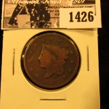 1426 . 1837 U.S. Large Cent, Good.