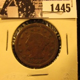 1445 . 1847 U.S. Large Cent, Very Good.