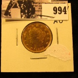 994 . 1883 U.S. “Racketeer” Liberty Nickel, host coin is AU.