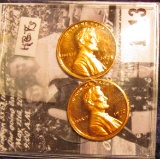 1513 . 1972 S & 1973 S Gem Cameo Proof Lincoln Cents.