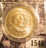 1547 . 1953 S Washington/Carver Commemorative Silver Half-Dollar, Brilliant Uncirculated.