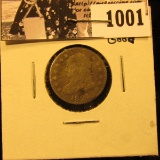 1001 . 1821 Capped Bust Dime, Good.