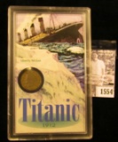 1554 . 1912 P Liberty Nickel in a Titanic Plastic case with history.