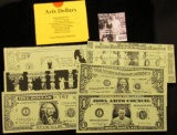 1557 . (7) Different Iowa “Arts Dollars” with literature from “Iowa Citizens for the Arts”.