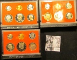 1592 . 1980 S, 81 S, & 82 S U.S. Proof Sets, Original as issued.