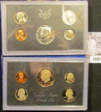 1593 . 1968 S Silver & 1983 S U.S. Proof Sets, Original as issued.