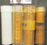 1599 . (29) 1952 or 53 Denver Mint Lincoln Cents, all AU -BU; partial roll 1958 P BU Cents; partial