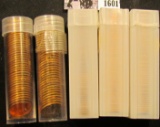 1601 . 1957 P & 58 D Partial Rolls of BU Lincoln Cents, all are about ¾ full; (2) 1958 P & (1)  Soli
