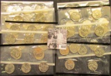 1612 . 1999 P & D, 2000 P, D, 2001 P, D, 2002 P, D, 2003 P, & D U.S. Five-Piece Quarter Mint Sets. (