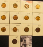 1651 . 1941P, S, 42P, D, 45P, 49P, 51P, 54D, S, 55S, 65P, 66P, & 67P Lincoln Cents all grading from