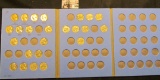 1696 . 1962-76 Partial Set of Jefferson Nickels. Many are high grade. Stored in a blue Whitman folde