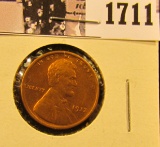 1711 . 1917 P Lincoln Cent, Mostly Red Uncirculated.