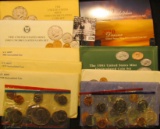 1726 . 1978, 79, 81, 89, 90, 91, 92, 93, & 2010 U.S. Mint Sets, all original as issued. (Total of $3