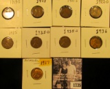 1735 . 1919S VG, 21P VG, S Fine, 22D VG, 35P EF, D EF, S VG, 36P VF, & 37P BU Lincoln Cents.