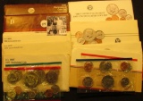 1775 . 1977, 79, 80, 84, 85, 86, 87, 88, & 89 U.S. Mint Sets. All original as issued. (total face va