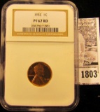 1803 . 1952 P Lincoln Cent NGC slabbed PF67 RD