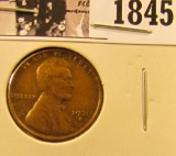 1845 . 1931 S Lincoln Cent, VF.