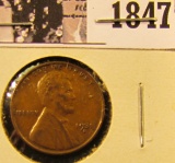 1847 . 1931 S Lincoln Cent, EF.