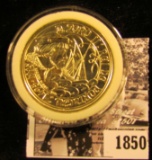 1850. 1495-1995 Republic of Portugal Silver 1000 Escudos. Encapsulated. Gem BU.