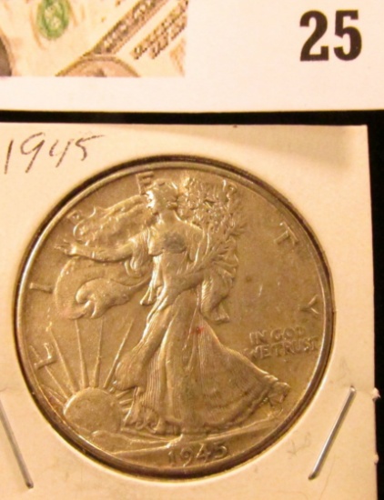 1945 P Walking Liberty Half Dollar.