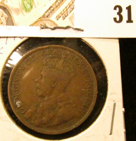 1918 Fine Canada Large Cent.