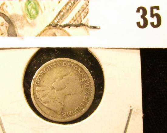 1912 Canada Five-Cent Silver.