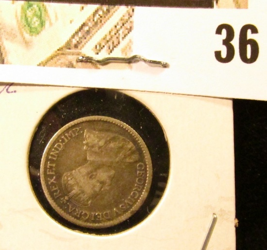 1916 VG Canada Five-Cent Silver.