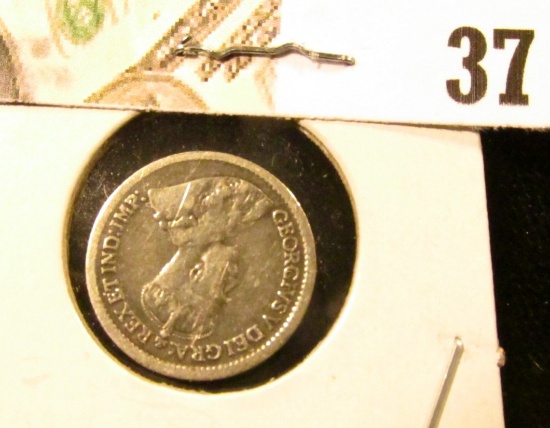 1917 Canada Five-Cent Silver.