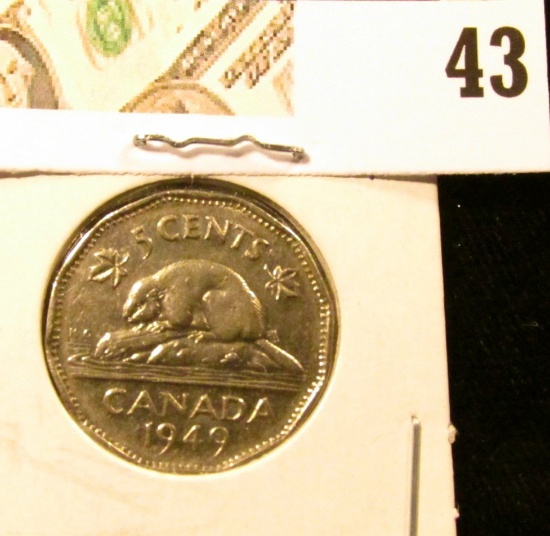 1949 EF Canada Nickel.