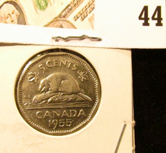1955 AU Canada Nickel.