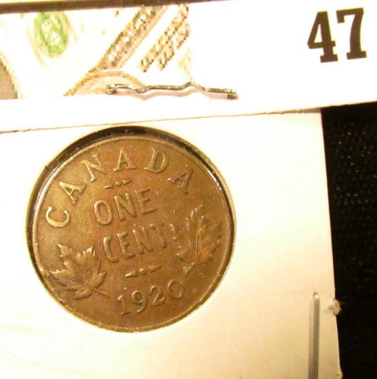 1920 VF Canada Small Cent.