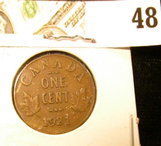 1921 VF Canada Small Cent.