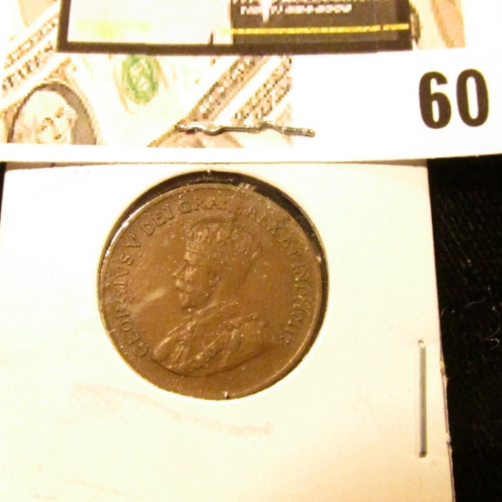 1933 Canada small Cent, AU.