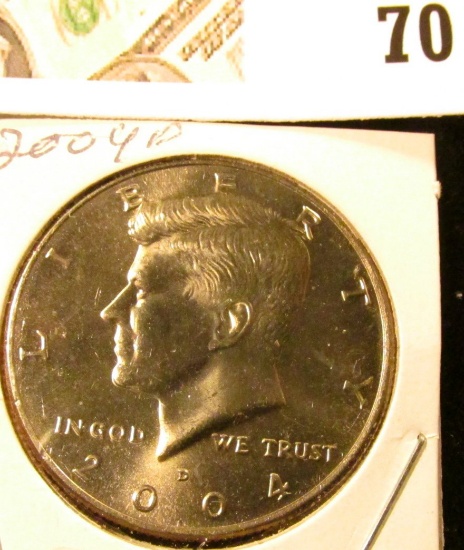 2004 D Kennedy Half Dollar, Gem Unc.