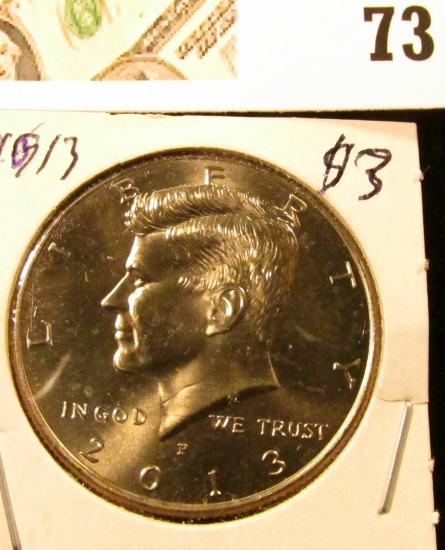 2013 P Kennedy Half Dollar, Gem Unc.