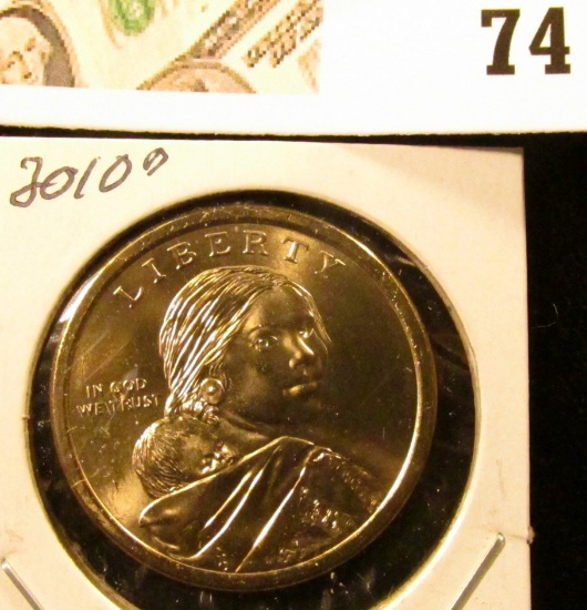 2010 D Sacagawea Dollar (Native American Dollar) Gem Uncirculated.