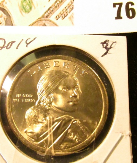 2014 D Sacagawea Dollar (Native American Dollar) Gem Uncirculated.