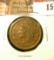 1838  U.S. Large Cent, EF.