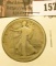 1916 P Walking Liberty Half Dollar, VG.