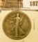 1933 S Walking Liberty Half Dollar, Fine-VF.