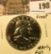 1962 P Franklin Half Dollar, absolutely Gem Proof, nearly full bell lines.