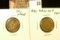 (2) 1861 U.S. Indian Cents, Fair & VG pitted.