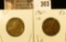 1921 P & S Lincoln Cents.